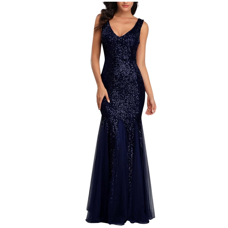 sachin and babi light blue dress Quiz Ditsy Floral Satin Midaxi Dress - Blue main image 0