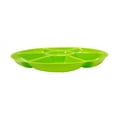 thumbnail image 2 of Black Duck Brand Set of 4 Assorted Colors Chip N Dip 11.5-inch Round 7-Section Serving Trays!, 2 of 6