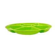Black Duck Brand Set of 4 Assorted Colors Chip N Dip 11.5-inch Round 7-Section Serving Trays!