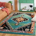 thumbnail image 2 of SAFAVIEH Vintage Hamadan Musa Medallion Area Rug, Green/Black, 8' x 10', 2 of 8
