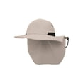 thumbnail image 1 of TopHeadwear Chapeau de Soleil à Rabat 4 Panneaux avec Pince Réglable, Beige Clair, 1 of 2