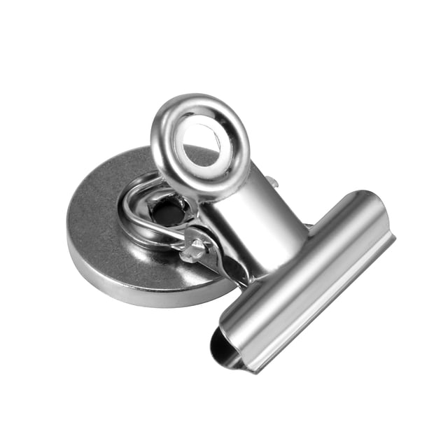 Clip Magnético Mensaje 3Cm Clip Metal Nevera Clip Pared Memo Creativo Refrigerador Imán Plateado Nota Base Titular Cateissary HA023418-00
