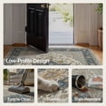 thumbnail image 4 of KUETH 9X12 Vintage Area Rugs Machine Washable Rugs for Living Room, Non Slip Flat Pile Rug with Rubber Backing, Boho Rug for Entryway Bedroom Dining Room Home Office, 4 of 11