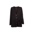 thumbnail image 1 of Qarigey Abrigo de moda chal de punto chaqueta de verano exquisito regalo dulce lavable ropa de mujer mano de obra fina cárdigan suelto Abrigos y chamarras Negro Qarigey AP013515-02, 1 of 6