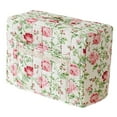thumbnail image 1 of Floral Quilted Sewing Machine Cover with Protective Storage Pocket and Built In Organizer Compartments for Craft Room, 1 of 3
