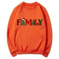 thumbnail image 2 of IROINNID Christmas Sweatshirts for Women Crewneck Letter Printing Pullover Long Sleeve Loose Fit Top Holiday Casual Shirt,Orange, 2 of 3