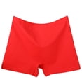 thumbnail image 2 of Lumtrix Boy Shorts Underwear for Women Comfort Full Coverage Briefs Soft Stretch High Waisted Boxer Panties Red XL, 2 of 3