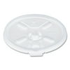 Dart Lift n' Lock Plastic Hot Cup Lids, With Straw Slot, Fits 12 oz to 24 oz Cups, Translucent, 100/Pack, 10 Packs/Carton