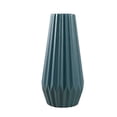 thumbnail image 2 of Decorative Vase, Teal Decor, 12inTall, DecorationsforLiving Room, Modern Decor, Table Vase Centerpiece, Home Accent Piece, Solid Matte Finish, 1 Pc, 2 of 6