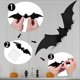 thumbnail image 4 of 88Pcs Halloween Decorations 3D Bats Stickers Halloween Decorations Scary Bats Window Stickers Waterproof Black Bats for Halloween Party Decoration, 4 of 4