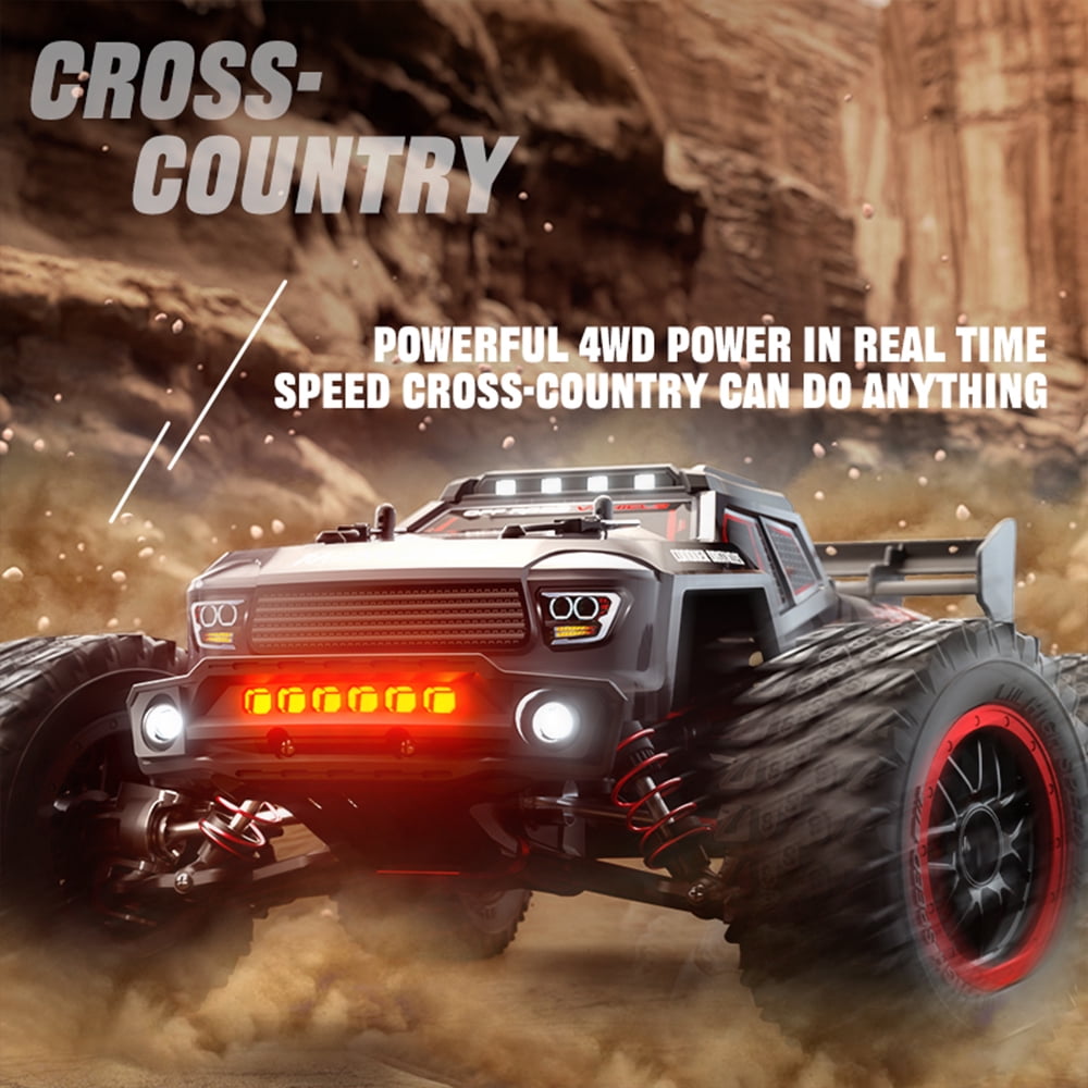 TeeGGi 1/16 SG316 MAX Brushless Fast RC Cars for Adults, Max 50mph High Speed Remote Control Car with Carrying Bag, Electric Off Road RC Truck, 4WD Drift RC Car with 3 Lipo Batteries