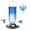 C, variant on Texture Hummingbird Feeder for Outdoor Hanging, 24 Ounces, 6 Feeding Ports, Bird Nectar Feeder for Garden Décor, Ant Moat Included, Plastic