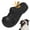 Black, variant on MASBRILL Squeaky Dog Toys Dog Chew Toy For Aggressive Chewer, Teeth Cleaning Shoe Shape Squeaky Dog Toys