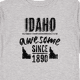thumbnail image 4 of Inktastic Idaho Awesome Since 1890 Boys or Girls Long Sleeve Toddler T-Shirt, 4 of 5