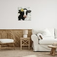 thumbnail image 3 of Stupell Industries Cow with Yellow Daisy Animals & Insects Painting Gallery Wrapped Canvas Art Print Wall Art, 24 x 24, 3 of 8
