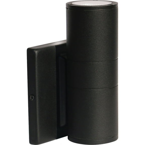 62/1138 Nuvo Lighting Stix-10W 1 LED Small Up or Down Outdoor Wall Lantern in Utility Style-5 Inches Wide by 6.75 Inches High-Black Finish