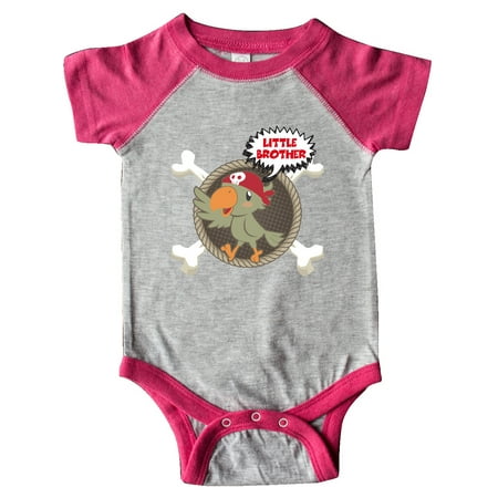 

Inktastic Little Brother Pirate Gift Baby Boy Bodysuit