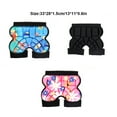 thumbnail image 3 of Yuarrent Almohadilla para glúteos y cadera Pantalones cortos protectores Resistencia al impacto Equipo deportivo Herramientas de protección de esquí patinar Rosado Yuarrent OD022047-03, 3 of 6