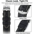 thumbnail image 3 of HUAFIY Compatible Apple Watch Band 38mm 40mm 41mm, Top Grain Leather Band Replacement Strap iWatch Series 8/7/6/5/4/ 3/ 2/ 6,apple SE ,Ultra, 3 of 5