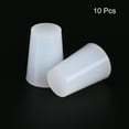thumbnail image 3 of Silicona Caucho Cónico Conector 13mm a 17mm Sólido Blanco para Polvo Recubrimiento, Pintura, Anodizado, Enchapado, Arenado, Laboratorio Uso 10 Piezas, 3 of 5