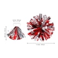 thumbnail image 2 of LOLIPPYY 4-Pack Soft PE Material Handheld Cheerleading Pom Poms for Dance, Performance, and, 2 of 6