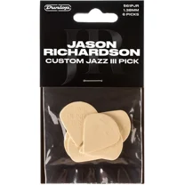 Dunlop Jason Richardson Jazz III Guitar Picks (6), #561PJR
