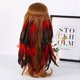 thumbnail image 2 of Diademas de plumas, tocado gitano, banda para el cabello indio, tocado ajustable, accesorios para el cabello de plumas hechos a mano, 2 of 5