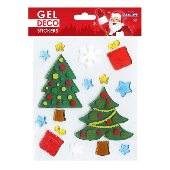 Christmas Tree Window Gel Stickers
