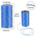 thumbnail image 2 of Flat Waxed Thread (Dark Blue) - 284Yard 1mm 150D Wax String Cord Sewing Craft Tool Portable for DIY Handicraft Leather Products Beading Hand Stitching, 2 of 6