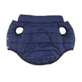 thumbnail image 3 of Chaqueta cálida para perros con forro polar de 2 capas para cachorros en clima frío de invierno, abrigo suave a prueba de viento para perros pequeños, azul L-8-11kg, 3 of 5