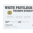 thumbnail image 2 of Privilegio Material PVC Símbolo Identidad Derechos Especiales Tarjeta Visita Blanco, 2 of 9