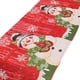 thumbnail image 3 of Camino de mesa navideño Impresión de bandera Desgaste Bandera de mesa navideña de Navidad resistente a la suciedad para decoración de mantel navideño Modelo de muñeco de nieve, 3 of 12