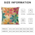 thumbnail image 5 of YINGXI Flower Pillow Covers, with Double Sided Throw Sofa Cushion Cover Square 20x20in, 5 of 5