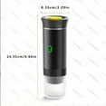 thumbnail image 3 of Portable Automatic Capsule Coffee Machine, One-Click Brewing & USB Charging, Black Transparent Design, Mini Coffee Maker for Travel, Dormitory, Office & Coffee Lovers, 3 of 10