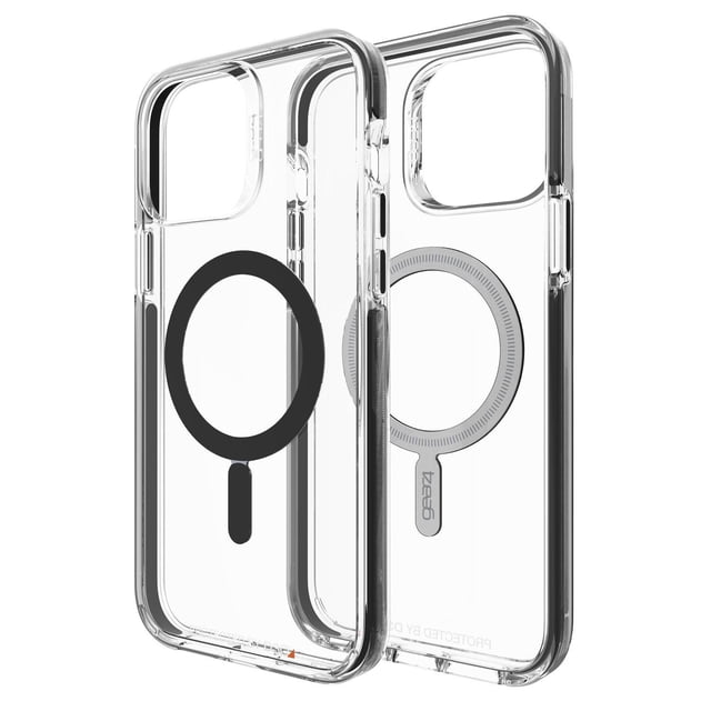 Funda Gear4 Santa Cruz Snap compatible con MagSafe para iPhone 13 Pro Max - Transparente con Borde N Gear4 Santa Cruz Compatible Con Magsafe iPhone
