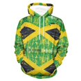 thumbnail image 3 of Sudadera con capucha con estampado 3D de la bandera de Jamaica para hombre, sudadera con capucha con estampado del emblema del león jamaicano, sudadera de manga larga, 3 of 5
