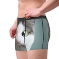 thumbnail image 4 of Disketp Funny Cat Men'S Boxer Briefs,Soft And Breathable Cotton Underwear With Comfortflex Waistband, 4 of 9