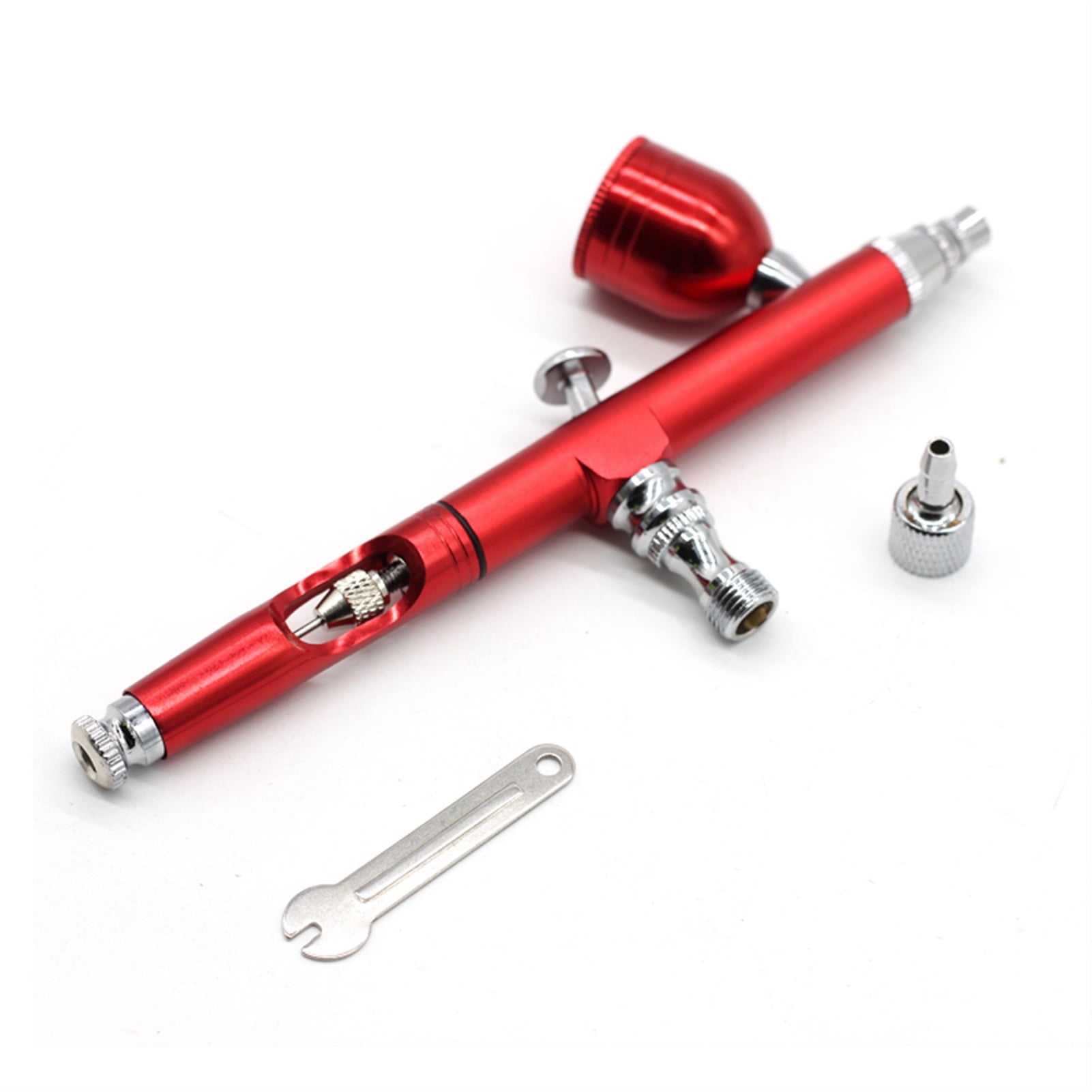 Airbrush Tool Dual Action Gravity Feed 0.3mm Nozzle Spray Airbrush Nail Art Paint Tattoo Tool With Wrench Straw