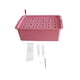 thumbnail image 3 of Cultivo hidropónico de interior, macetas de jardín con 24 agujeros, de cultivo hidropónico, conjunto hidropónico para sitio de planta, balcón Rosa, 3 of 9