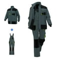 thumbnail image 3 of Mens Workwear Set Long Sleeve Tops with Pockets and Pants Outdoor Work Constraction Labor Outfits Sets, M, 3 of 3