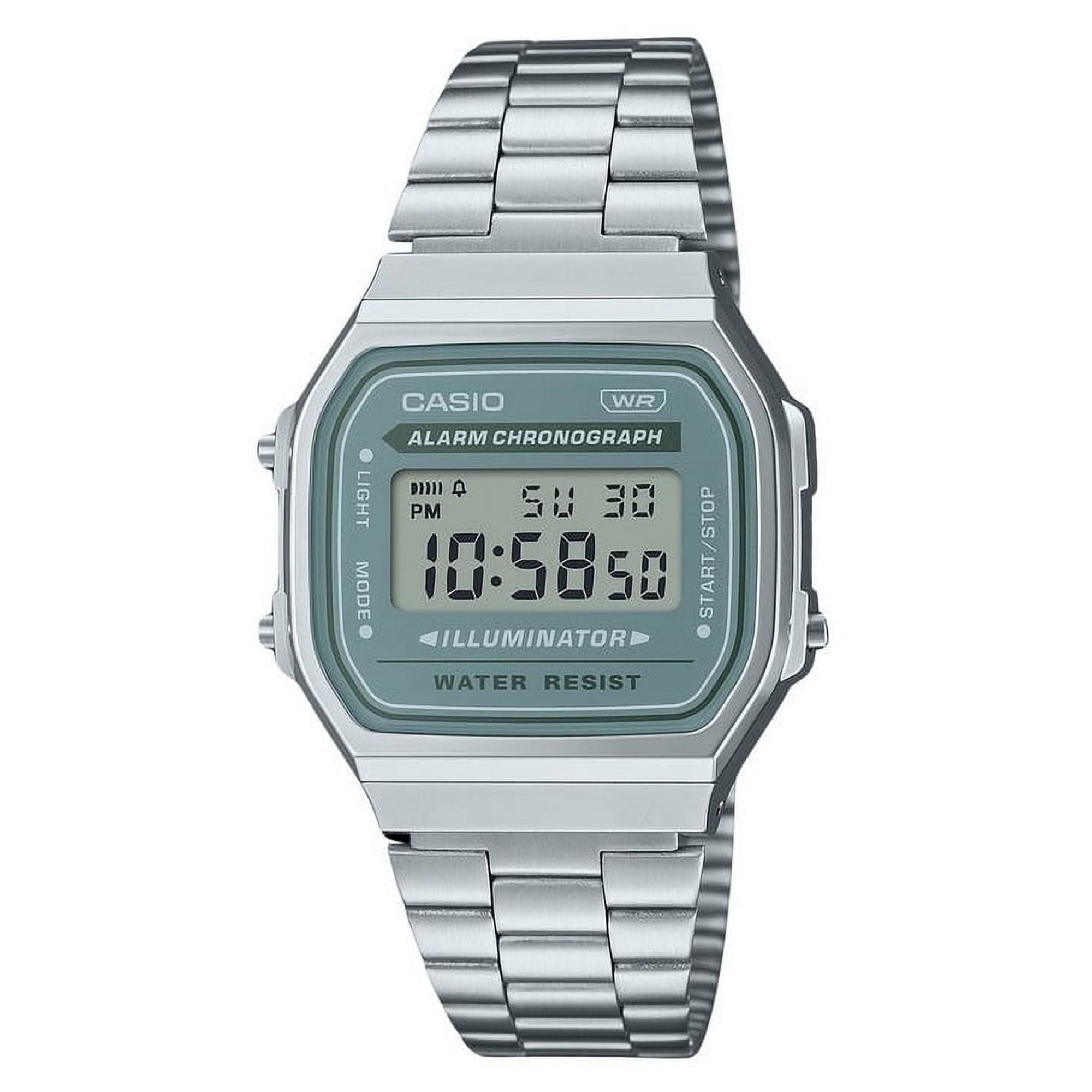 Casio Vintage Woman A168WA-3A Stainless Steel Watch