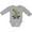 AC-Heather Grey, variant on Inktastic Gigi and Poppy Love Me Dinosaur Boys Long Sleeve Baby Bodysuit