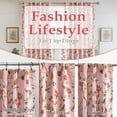 thumbnail image 5 of DriftAway Lauren Pink 100% Blackout Curtains for Bedroom Colorful Watercolor Branch Printed Pattern Lined Thermal Insulated Back Tab 2 Panels for Girls Living Room 90 Inch Flesh/Baby/Light Pink, 5 of 8