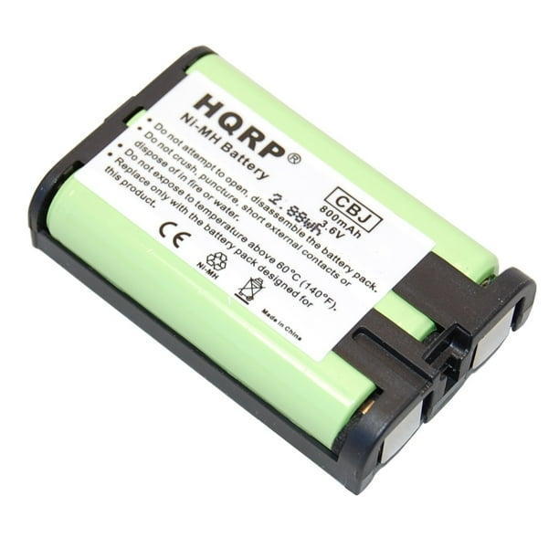 HQRP Cordless Phone Battery works with Panasonic HHR P107 HHRP107 HHR P107A HHRP107A HHR P107A 1B HHRP107A 1B Type 35 BB GT1502