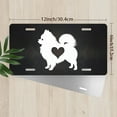 thumbnail image 2 of Love dog Front License Plate, Metal License Plate, Funny Standard Plates Personalized Novelty Decorative For Men/Women/Boys/Girls Car 6×12 Inch, 2 of 6