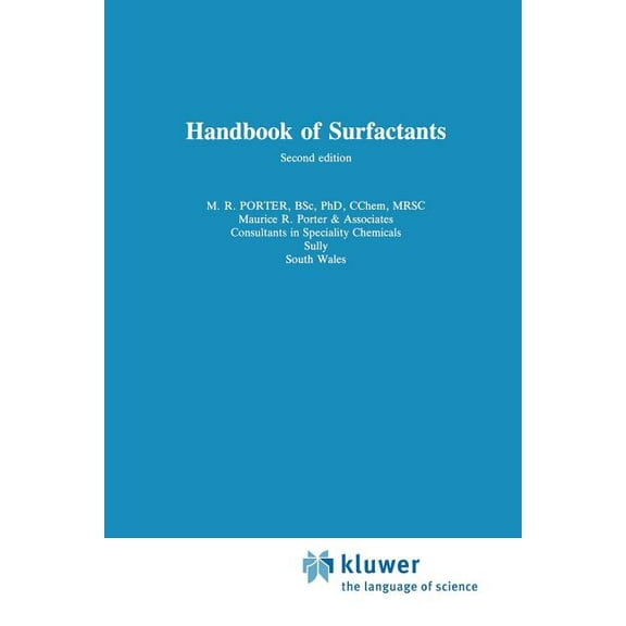 Handbook of Surfactants, (Paperback)
