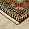 thumbnail image 5 of Oriental Weavers Lilihan Wool Blend Area Rug - 8022R - 7'10" x 10'10" - in Red/ Multi - Southwestern Lodge Style, Wool Blend, Dining, Living Room Rug, 5 of 5