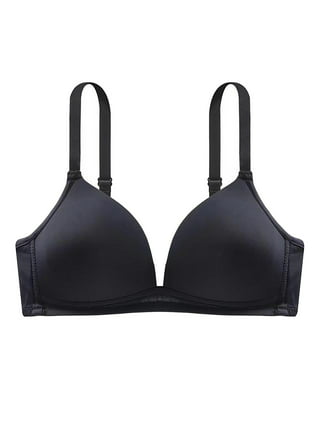 Bras For Women Push-Up Bralettes Solid Black 38A