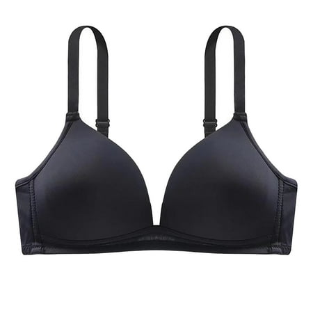 Huuilaibazoo Push Up Bra Comfortable Wireless Bra for Women No Underwire Seamless Bra