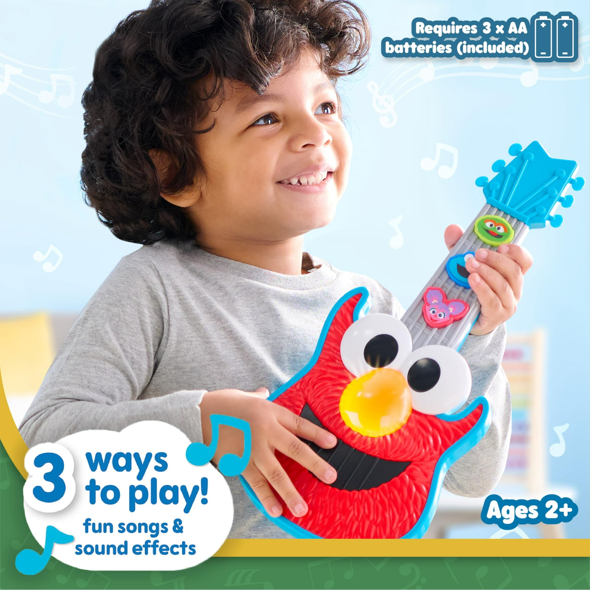 Sesame Street Rock With Elmo Guitar, Dress Up And Pretend Play